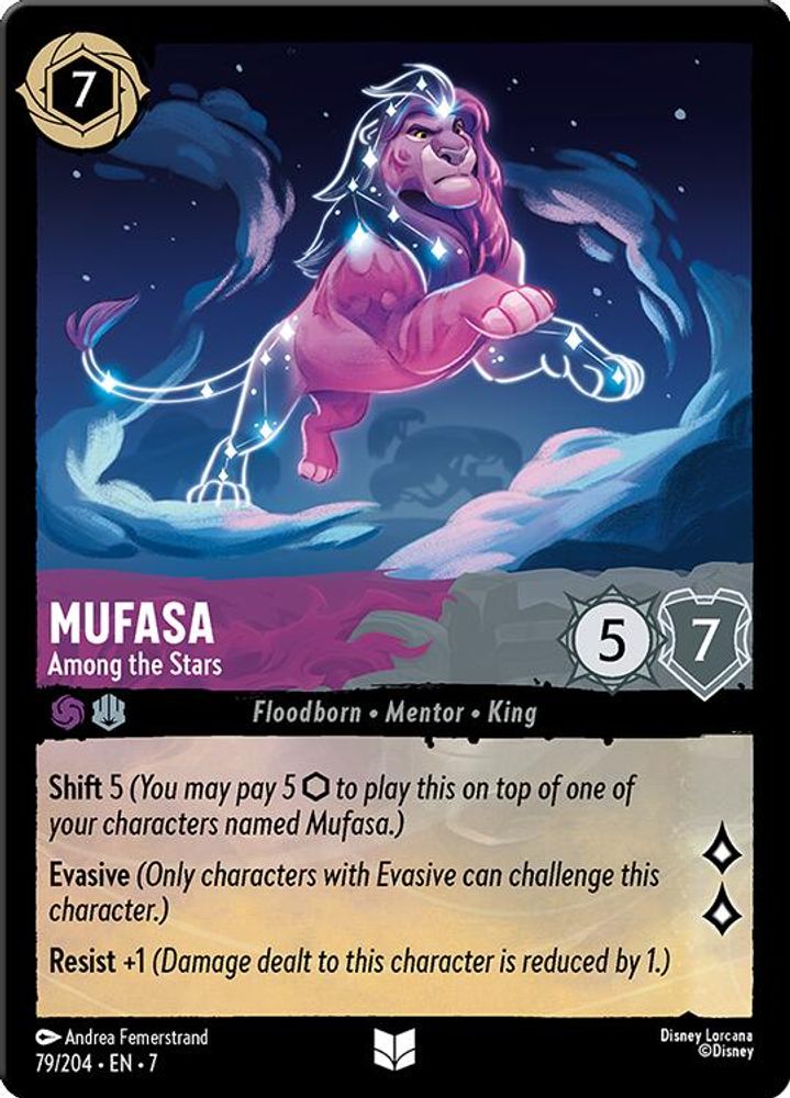 Mufasa - Among the Stars 79/204 Uncommon Archazia's Island Lorcana Near Mint