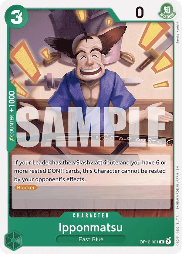 Ipponmatsu OP12-021 Common Legacy of the Master One Piece Near Mint