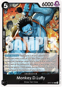 Monkey.D.Luffy (091) OP07-091 Rare 500 Years in the Future One Piece Foil NM