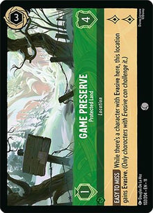 Game Preserve - Protected Land 102/204 Common Winterspell Lorcana Near Mint