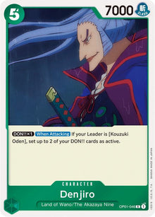Denjiro OP01-046 Rare Romance Dawn One Piece Foil Near Mint