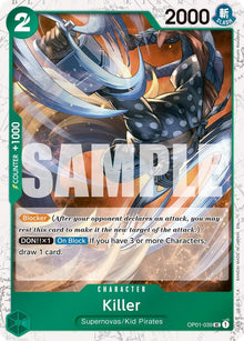 Killer (Pirate Foil) OP01-039 Premium Booster -The Best- Vol. 2 One Piece NM
