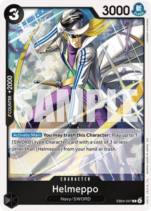Helmeppo EB04-047 Rare Adventure on Kami's Island One Piece Foil Near Mint