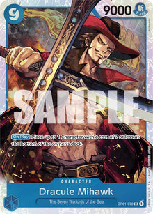 Dracule Mihawk (Reprint) OP01-070 Premium Booster -The Best- One Piece Foil NM