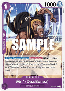 Mr.1 (Daz.Bonez) OP05-075 Common Awakening of the New Era One Piece Near Mint