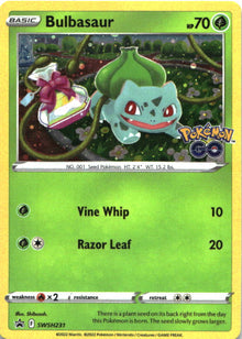 Bulbasaur SWSH231 Holo Promo Sword & Shield Promo Pokemon Near Mint