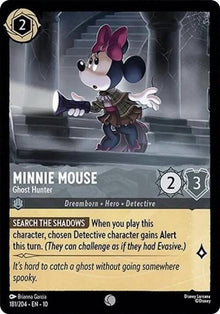 Minnie Mouse - Ghost Hunter 181/204 Common Whispers in the Well Lorcana NM
