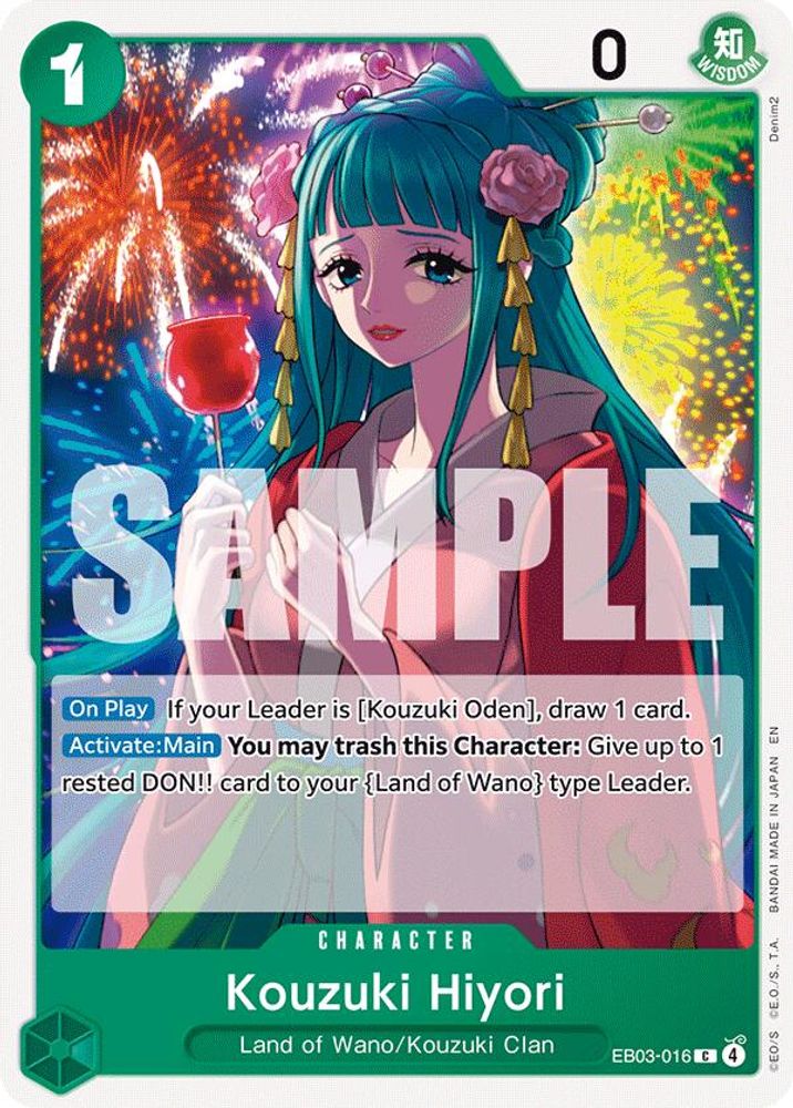 Kouzuki Hiyori EB03-016 Extra Booster: One Piece Heroines Edition One Piece NM