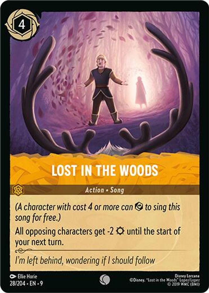 Lost in the Woods 28/204 Common Fabled Lorcana Near Mint