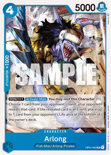 Arlong OP01-063 Uncommon Romance Dawn One Piece Near Mint