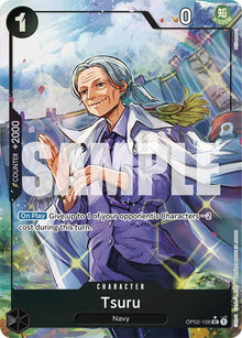 Tsuru (Full Art) OP02-106 Uncommon Premium Booster -The Best- One Piece Foil NM