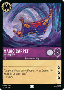 Magic Carpet - Amazing Flier 51/204 Uncommon Azurite Sea Lorcana Near Mint