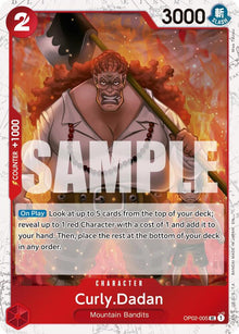 Curly.Dadan (Pirate Foil) OP02-005 Premium Booster -The Best- Vol. 2 One Piece NM