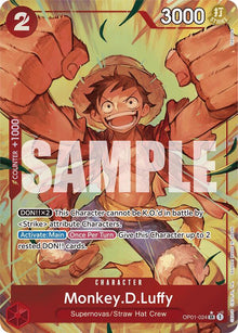Monkey.D.Luffy (Alternate Art) OP01-024 Premium Booster -The Best- One Piece Foil NM