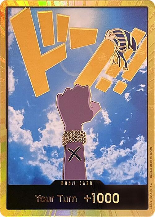 DON!! Card (Vivi) (Gold) DON!! Premium Booster -The Best- One Piece Foil NM