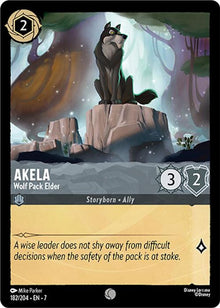 Akela - Wolf Pack Elder 182/204 Common Archazia's Island Lorcana Near Mint