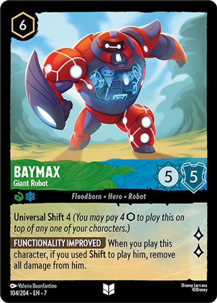 Baymax - Giant Robot 104/204 Uncommon Archazia's Island Lorcana Near Mint