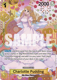 Charlotte Pudding (SP) OP03-112 Rare Two Legends One Piece Foil Near Mint