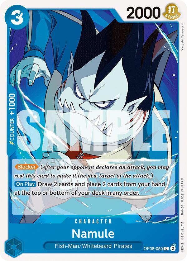 Namule OP08-050 Common Two Legends One Piece Near Mint