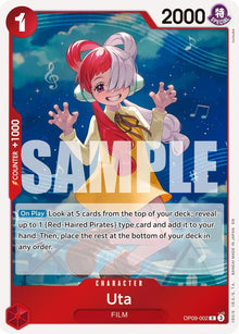 Uta (Reprint) OP09-002 Rare Premium Booster -The Best- Vol. 2 One Piece Foil NM