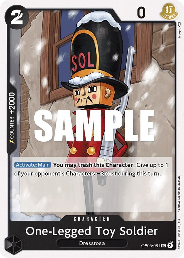 One-Legged Toy Soldier OP05-081 Uncommon Awakening of the New Era One Piece NM