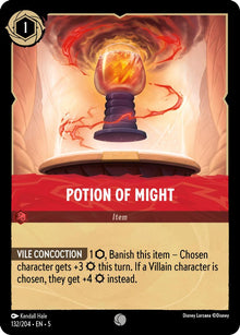 Potion of Might 132/204 Common Shimmering Skies Lorcana Near Mint