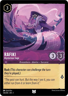 Rafiki - Mysterious Sage 54/204 Uncommon The First Chapter Lorcana Near Mint