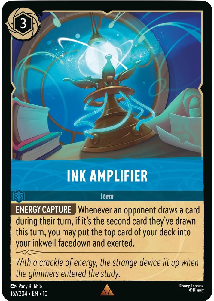 Ink Amplifier 167/204 Rare Whispers in the Well Lorcana Near Mint