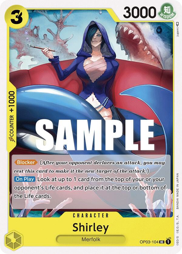 Shirley OP03-104 Uncommon Pillars of Strength One Piece Near Mint