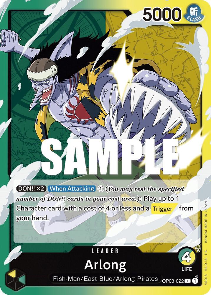 Arlong OP03-022 Leader Pillars of Strength One Piece Near Mint