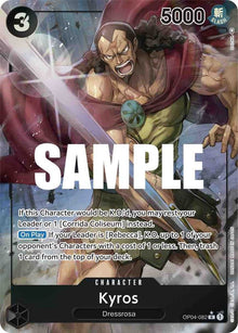 Kyros (Alternate Art) OP04-082 Rare Kingdoms of Intrigue One Piece Foil NM