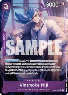 Vinsmoke Niji (Full Art) OP06-064 Premium Booster -The Best- One Piece Foil NM