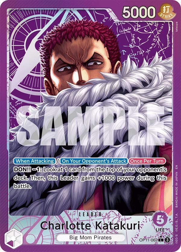 Charlotte Katakuri (062) (Alternate Art) OP11-062 A Fist of Divine Speed One Piece Foil NM