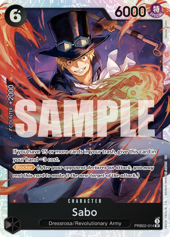 Sabo PRB02-014 Super Rare Premium Booster -The Best- Vol. 2 One Piece Foil NM