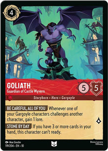 Goliath - Guardian of Castle Wyvern 119/204 Whispers in the Well Lorcana NM