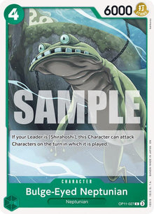 Bulge-Eyed Neptunian OP11-027 Common A Fist of Divine Speed One Piece Near Mint