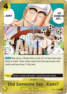 Did Someone Say...Kami? (Pirate Foil) EB01-060 Premium Booster -The Best- Vol. 2 One Piece NM