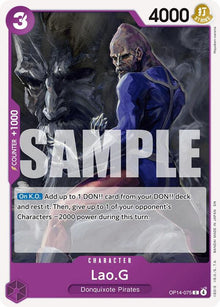 Lao.G OP14-075 Common The Azure Sea's Seven One Piece Near Mint