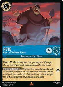 Pete - Ghost of Christmas Future 154/204 Rare Winterspell Lorcana Near Mint