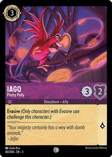 Iago - Pretty Polly 40/204 Common Into the Inklands Lorcana Near Mint