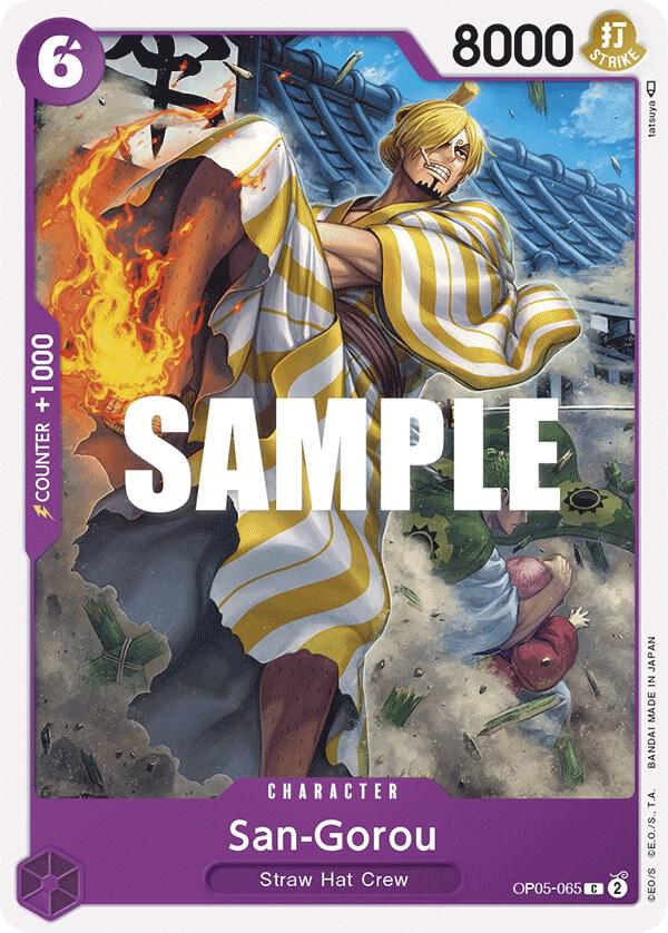 San-Gorou OP05-065 Common Awakening of the New Era One Piece Near Mint