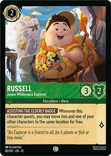Russell - Junior Wilderness Explorer 82/204 Attack of the Vine! Lorcana NM