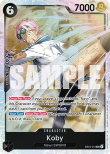 Koby EB04-044 Super Rare Adventure on Kami's Island One Piece Foil Near Mint