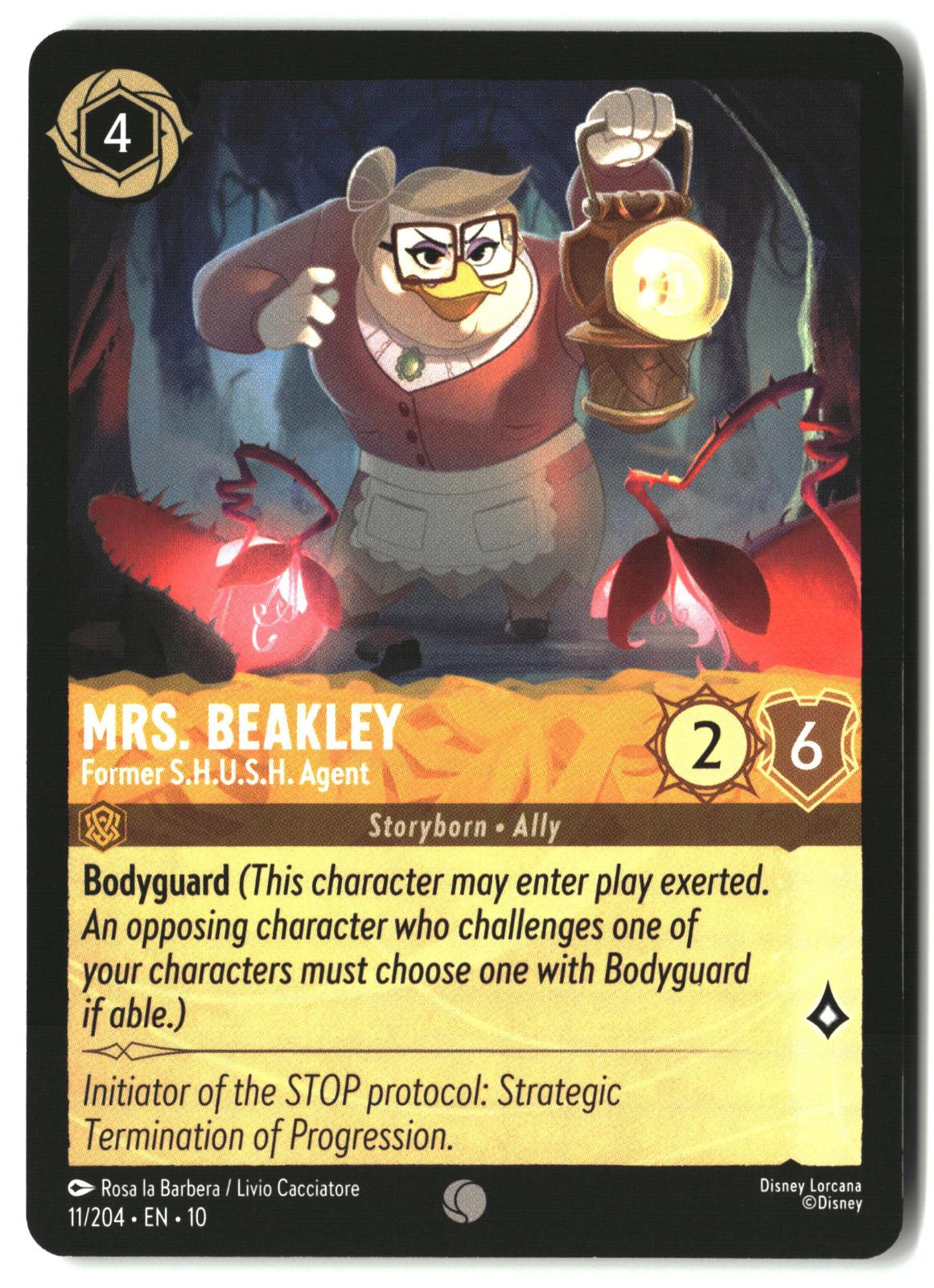Mrs. Beakley - Former S.H.U.S.H. Agent 11/204 Whispers in the Well Lorcana LP