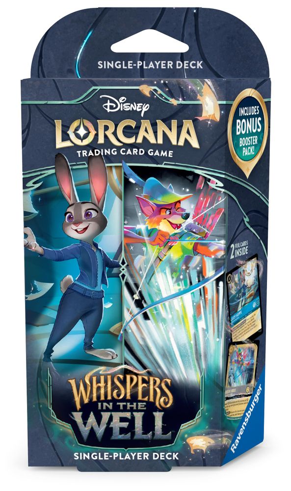 Disney Lorcana: Whispers in the Well Starter Deck (Sapphire & Steel) Lorcana NM