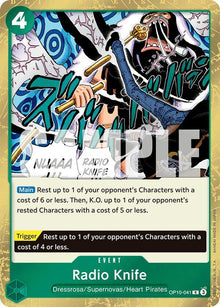 Radio Knife OP10-041 Rare Royal Blood One Piece Foil Near Mint