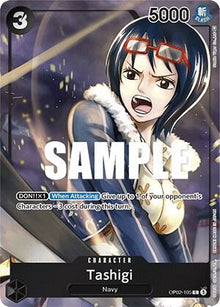 Tashigi (Box Topper) OP02-105 Common Paramount War One Piece Foil Near Mint