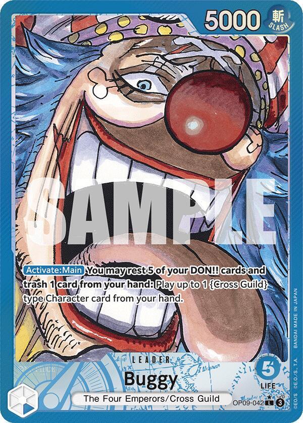 Buggy (042) (Parallel) OP09-042 Emperors in the New World One Piece Foil NM