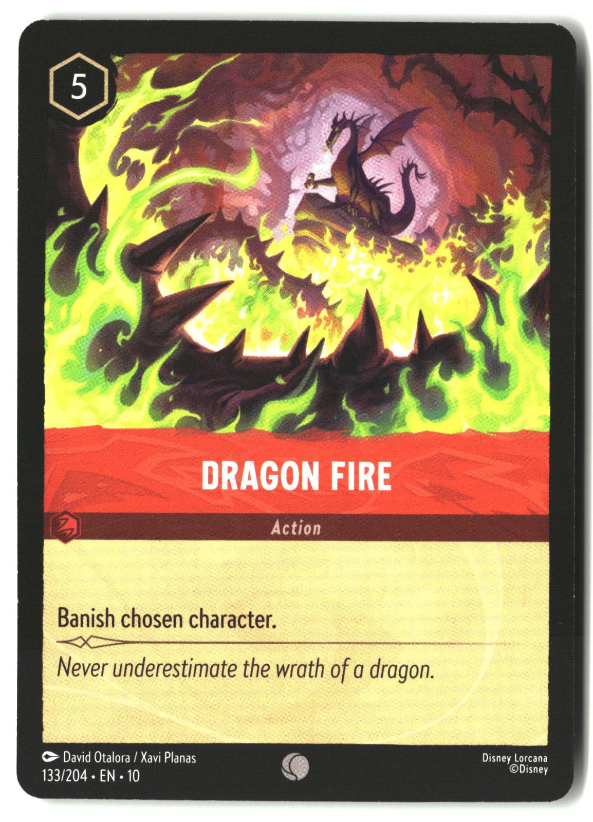 Dragon Fire 133/204 Common Whispers in the Well Lorcana Lightly Played