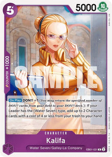 Kalifa EB01-031 Rare Extra Booster: Memorial Collection One Piece Foil Near Mint